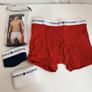 Tommy  Hilfiger Mens 3 Pack Classic Trunk Boxer Brief Small 28-30”